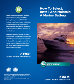 How To Select, Install And Maintain A Marine Battery