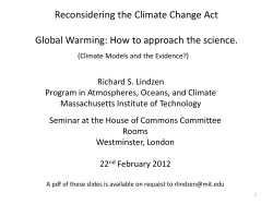 Reconsidering the Climate Change Act