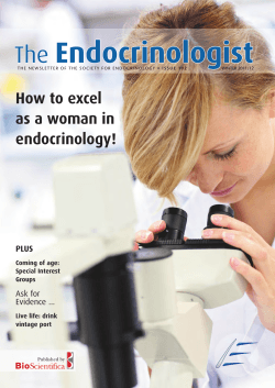 How to excel as a woman in endocrinology! PLUS