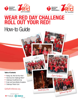 How-to Guide Wear red day Challenge roll out your red! New Jersey