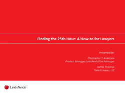 Finding the 25th Hour: A How-to for Lawyers