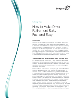 How to Make Drive Retirement Safe, Fast and Easy Introduction