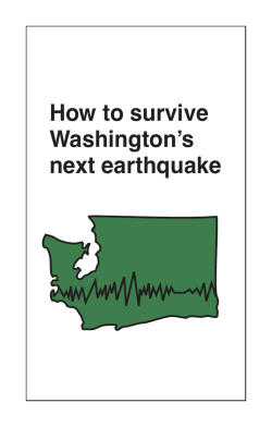 How to survive Washington’s next earthquake