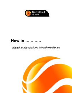 How to ………… assisting associations toward excellence