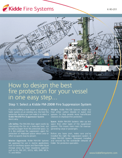 How to design the best fire protection for your vessel