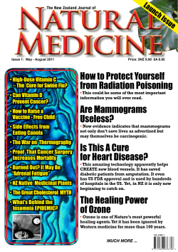 Natur al Medicine How to Protect Yourself from Radiation Poisoning