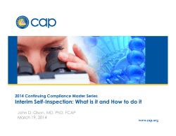 Interim Self-Inspection: What is it and How to do it