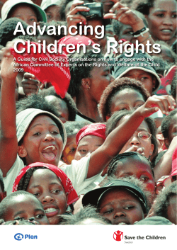 Advancing Children’s Rights