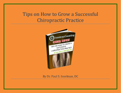 Tips on How to Grow a Successful Chiropractic Practice