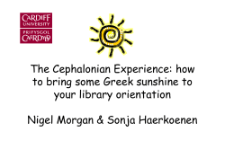 The Cephalonian Experience: how to bring some Greek sunshine to