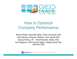 How to Optimize Company Performance