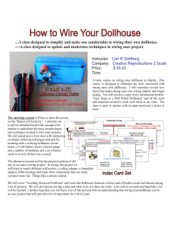 3” x 1.5” x .75” Dollhouse Circuit Tester