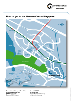 How to get to the German Centre Singapore