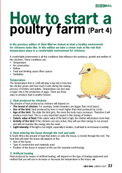 How to start a poultry farm  (Part 4)
