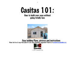 Casitas 101: How to build your casa without going totally loco