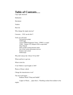 Table of Contents….