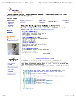 Home | Tutorial | Articles | Forum | Interview Question |... Poll | Web Links | Certification | Search