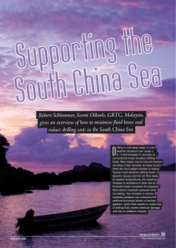 Supporting the South China Sea