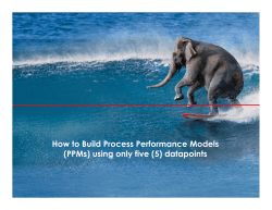 How to Build Process Performance Models
