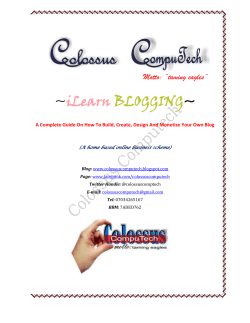 ~  iLearn BLOGGING