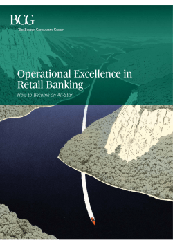 Operational Excellence in Retail Banking How to Become an All-Star