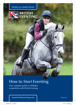 How to Start Eventing