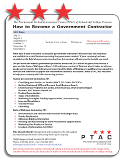 How to Become a Government Contractor R