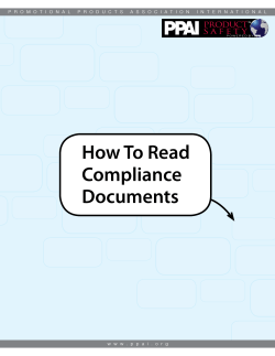 How To Read Compliance Documents
