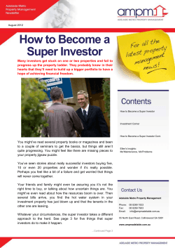 How to Become a Super Investor
