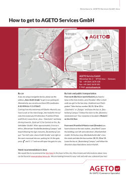 How to get to AGETO Services GmbH AGETO Service GmbH