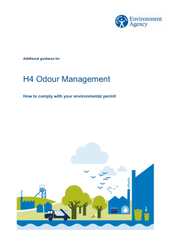 H4 Odour Management How to comply with your environmental permit