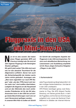 N Flugpraxis in den USA ein Mini-How-to