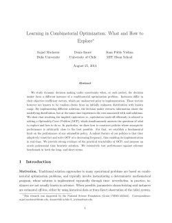 Learning in Combinatorial Optimization: What and How to Explore