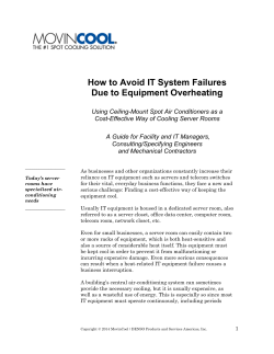 How to Avoid IT System Failures Due to Equipment Overheating