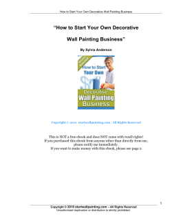 “How to Start Your Own Decorative Wall Painting Business”
