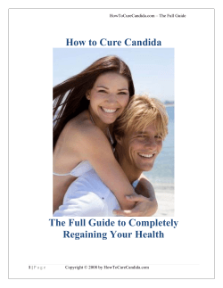 How to Cure Candida The Full Guide to Completely Regaining Your Health