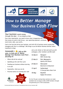 Better Manage Cash Flow How to