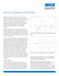 How to Select a Window