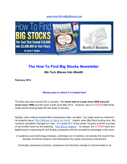 The How To Find Big Stocks Newsletter We Turn Waves Into Wealth