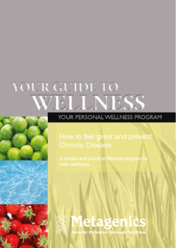 How to feel great and prevent Chronic Disease total wellbeing.