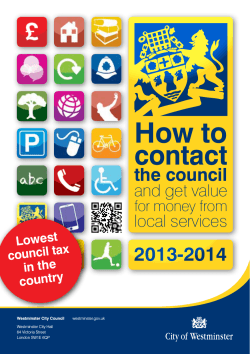 How to contact 2013-2014 the council