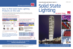Solid State Lighting How to find Solid State Lighting Products on the web