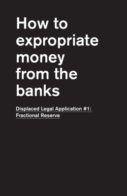 How to expropriate money from the