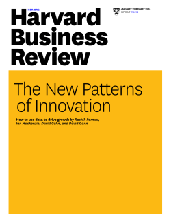 The New Patterns of Innovation by Rashik Parmar,