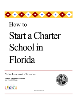 Start a Charter School in Florida How to