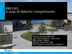 BKO-IO: A map of didactic competencies