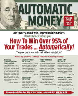 AUTOMATIC MONEY How To Win Over 95% of Automatically!