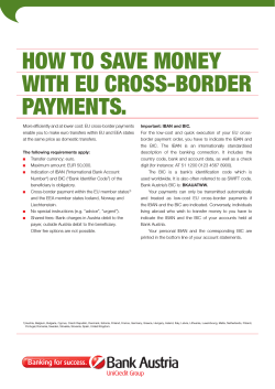 How to save money witH eu cross-border Payments.