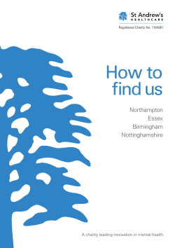 How to find us Northampton Essex