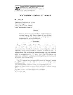 Far East Journal of Mathematical Sciences (FJMS)